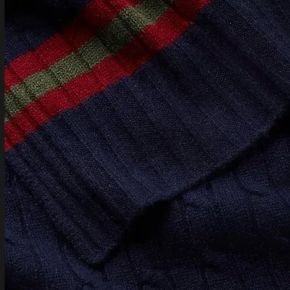 Ralph Lauren (NWT) Cricket Cable Knit, 100% Cashmere Throw - Picture 8 of 10